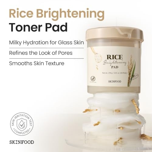 Rice Brightening Toner Pad