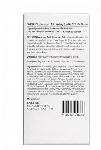 Hyaluronic Acid Watery Sun Gel SPF 50+ PA++++