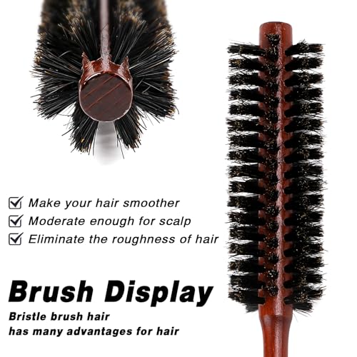 Small Boar Bristle Round Brush