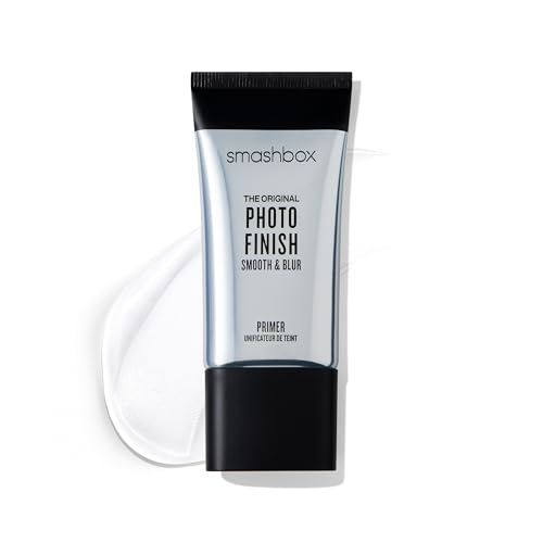 Photo Finish Smooth & Blur Primer | Instantly Smooths Fine Lines and Pores for All Skin Types | Vitamins A & E Makeup Base with Blurring, 1 Fl Oz