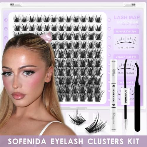 SOFENIDA Lash Clusters Kit Wispy Lash Clusters Clust