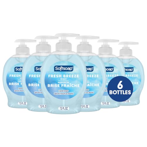 Liquid Hand Soap, Fresh Breeze - 7.5 Fl Oz (Pack of 6)