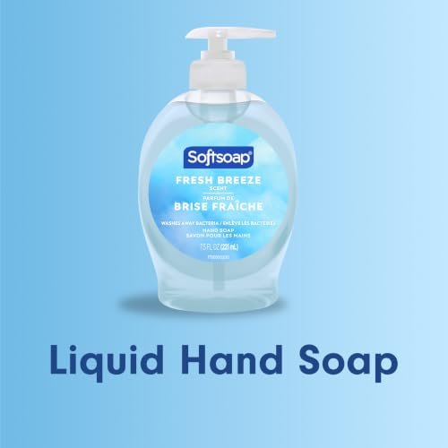 Liquid Hand Soap, Fresh Breeze - 7.5 Fl Oz (Pack of 6)