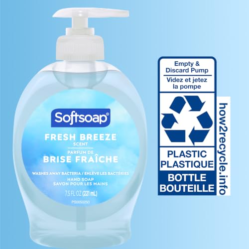 Liquid Hand Soap, Fresh Breeze - 7.5 Fl Oz (Pack of 6)