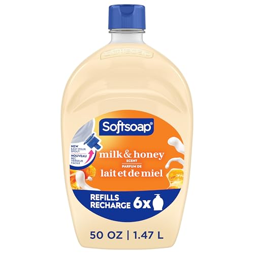 Moisturizing Liquid Hand Soap, Milk & Honey Scent, 50 fl oz Refill