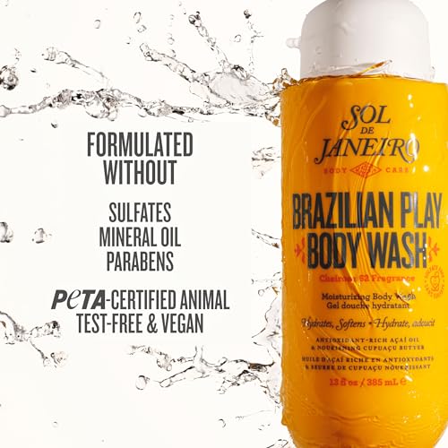 Brazilian Play Moisturizing Shower Cream Gel Body Wash