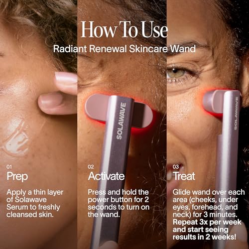 4-in-1 Red Light Therapy Wand for Face & Neck