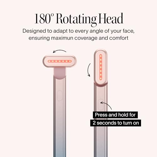 4-in-1 Red Light Therapy Wand for Face & Neck