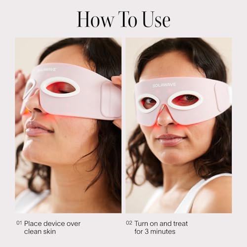 Red Light Eye Mask - LED with Amber