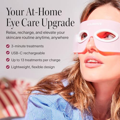 Red Light Eye Mask - LED with Amber