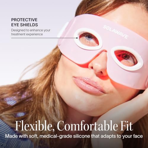Red Light Eye Mask - LED with Amber