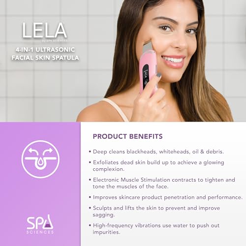 LELA 4-in-1 Sonic Facial Spatula