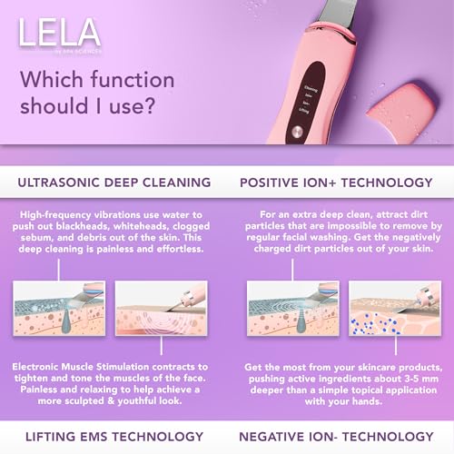 LELA 4-in-1 Sonic Facial Spatula