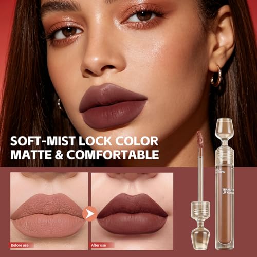 Transfer‑Proof Velvet Matte Lip Gloss