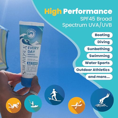Stream2Sea Active Mineral Sunscreen SPF 45