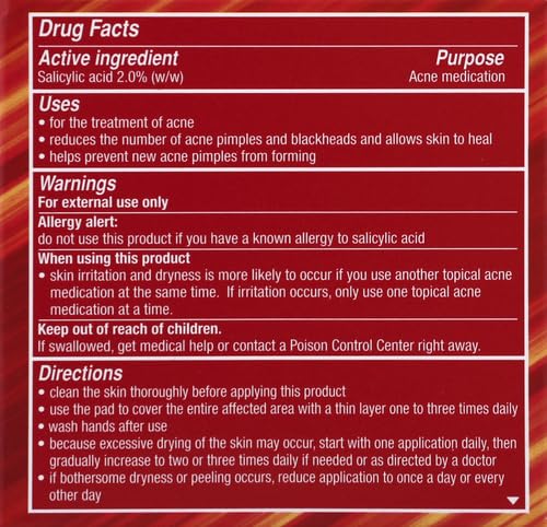 Maximum Acne Pads 55 Ct