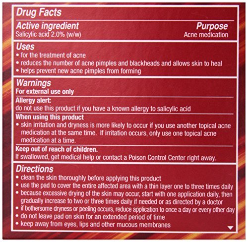 Maximum Acne Pads 55 Ct