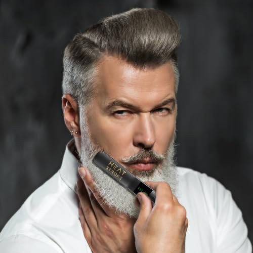 Heat Stroke Cordless Beard & Styling Hot Brush Hair Straightener