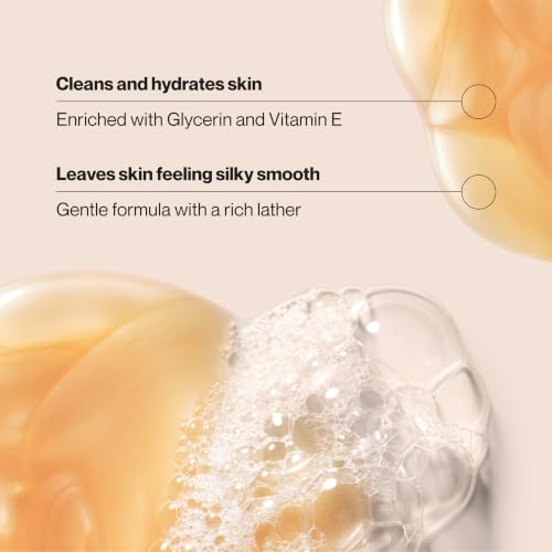 Moisturizing Body Wash, Cocoa Butter and Shea with Vitamin E Extract, No Parabens, No Phtahaltes, 18 Oz Pack of 6