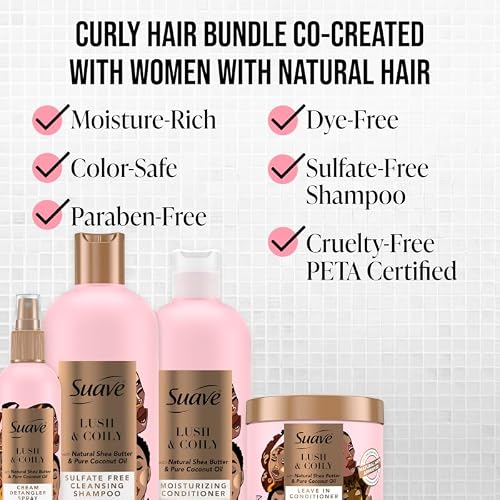 Professionals Lush and Coily Sulfate Free Shampoo, 16.5 fl oz