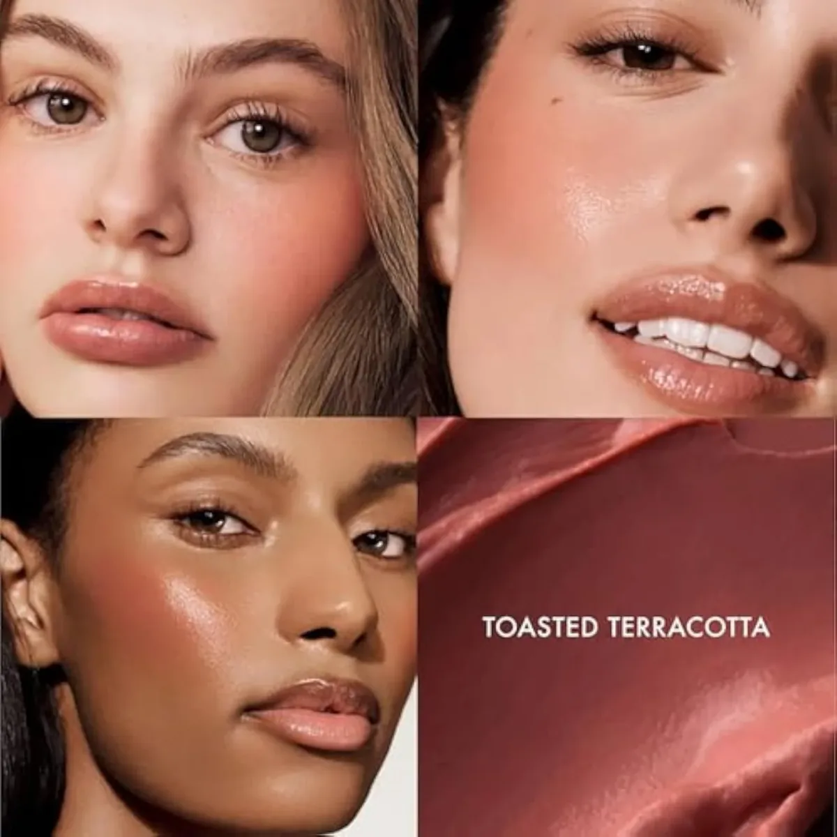 Blush Butter Balm - Skincare-Infused Hydrating Cream Blush with Hyaluronic Acid, Ceramides, & Shea Butter for a Dewy Flush of Color - Cheek and Lip Tint - Toasted Te