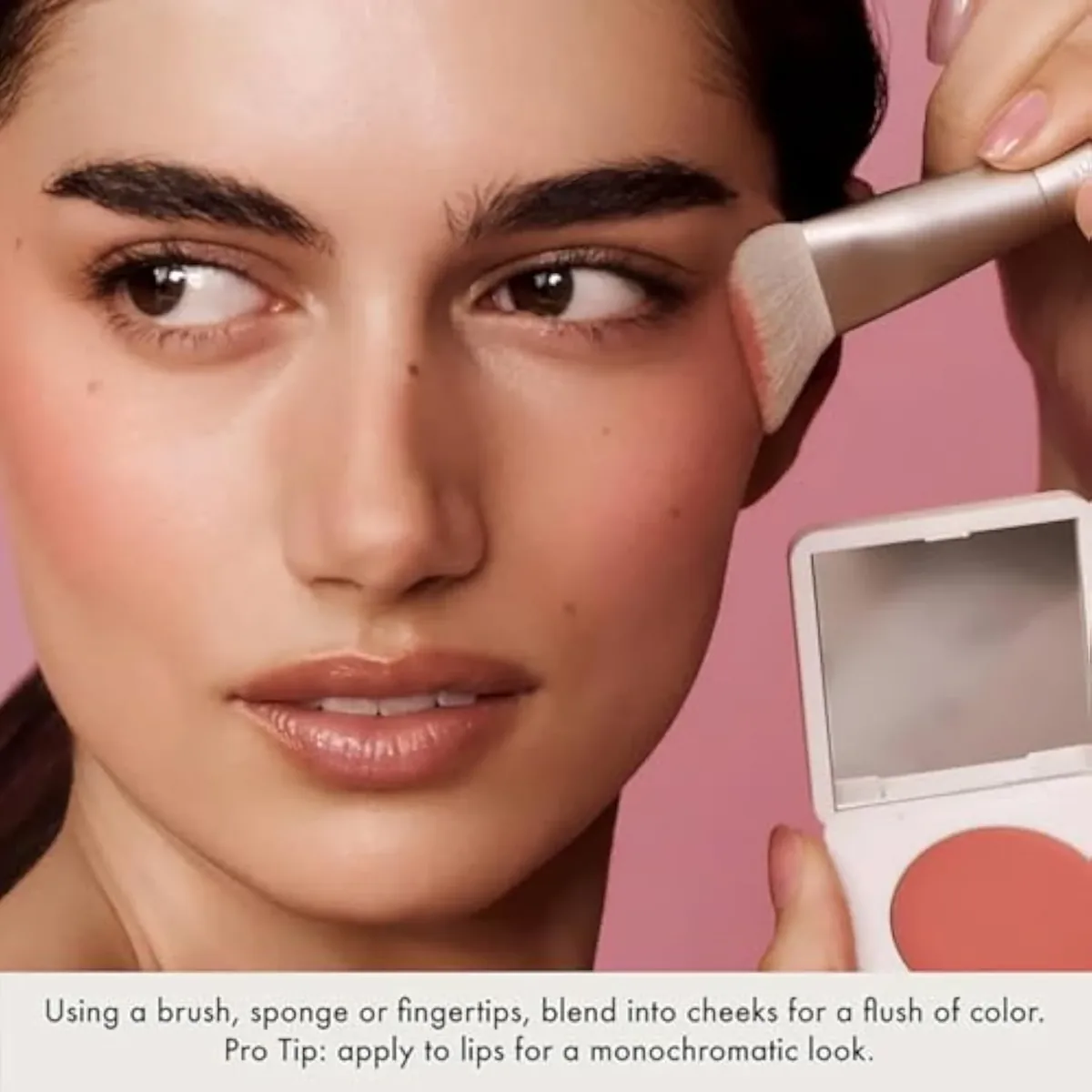 Blush Butter Balm - Skincare-Infused Hydrating Cream Blush with Hyaluronic Acid, Ceramides, & Shea Butter for a Dewy Flush of Color - Cheek and Lip Tint - Toasted Te