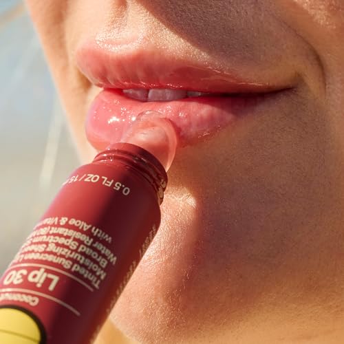 SPF 30 Coconut Sunscreen Lip Balm, Bonfire Tinted - 0.5 oz