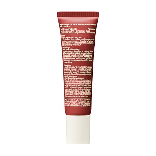 SPF 30 Coconut Sunscreen Lip Balm, Bonfire Tinted - 0.5 oz
