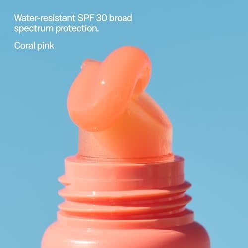 SPF 30 Coconut Sunscreen Lip Balm, Sunset Cove Tinted - 0.5 oz