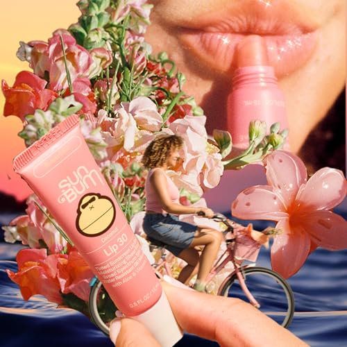 SPF 30 Coconut Sunscreen Lip Balm, Sunset Cove Tinted - 0.5 oz