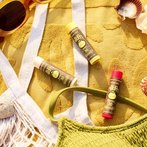 SPF 30 Sunscreen Lip Balm, 3 Flavor Variety Pack - 0.15 oz (3-Pack)