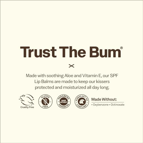 SPF 30 Sunscreen Lip Balm, 3 Flavor Variety Pack - 0.15 oz (3-Pack)