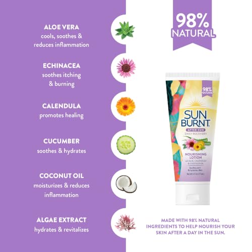Advanced After Sun Lotion, Sunburn Relief Lotion, 6 Oz