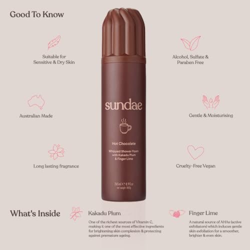 Whipped Shower Foam Hot Chocolate Foaming Body Wash