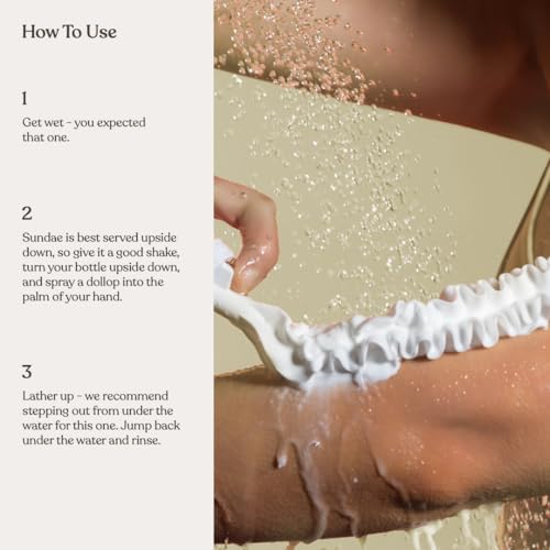 Whipped Shower Foam Very Vanilla Foaming Body Wash 8.9 fl oz.