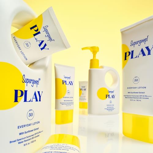 PLAY Everyday Lotion SPF 50 - Broad Spectrum Body & Face Sunscreen - Great for Active Days