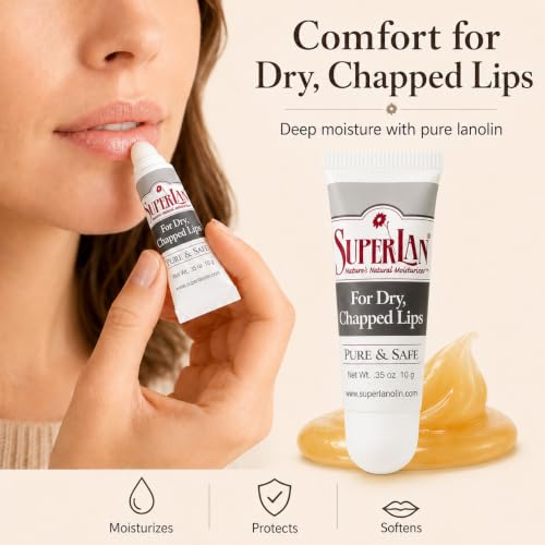 Superlan Organic Lanolin Lip Balm & Nipple Cream, Jo