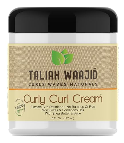 Curls Waves Natural - Curly Curl Cream | Extreme Curl Definition Hair Styling Gel | No Bui