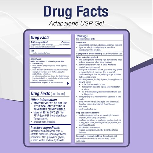Adapalene 0.1% USP Gel