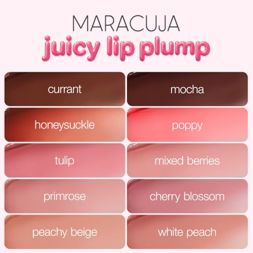 maracuja juicy lip plump – Hydrating & Volumizing Lip Plumper Gloss Balm with Nourishing Hyaluronic Acid, Plumps & Moisturizes, Vegan & Cruelty-Free, full size, tulip