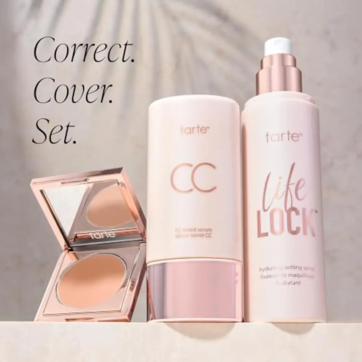 Colored Clay CC Undereye Corrector – Full-Coverage Concealer with Vegan Squalane & Caffeine for Dark Circles & Discoloration, Smooths, Cruelty-Free, full size, light-medium p