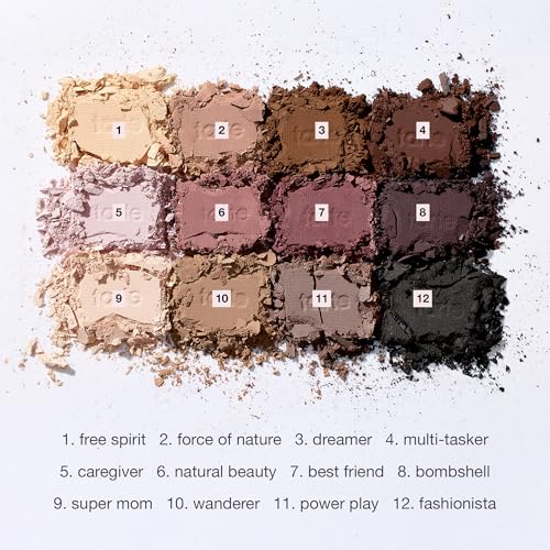 tartelette matte Amazonian clay palette – Full-Size Eyeshadow Palette, Cool-Toned Longwear Buildable Makeup, Perfect for Travel, Vegan & Cruelty-Free