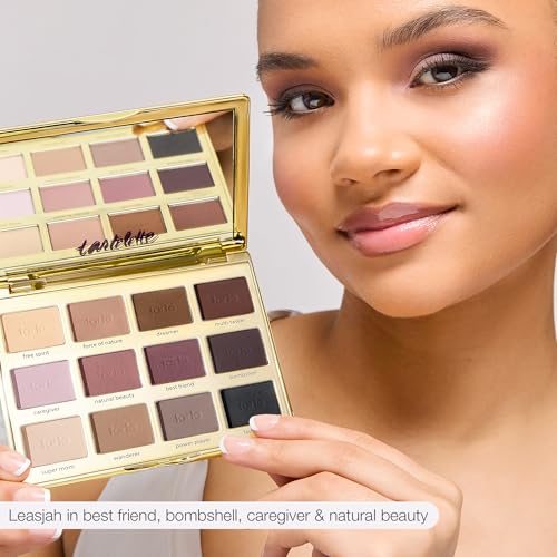 tartelette matte Amazonian clay palette – Full-Size Eyeshadow Palette, Cool-Toned Longwear Buildable Makeup, Perfect for Travel, Vegan & Cruelty-Free
