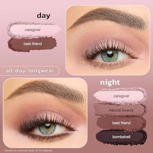 tartelette matte Amazonian clay palette – Full-Size Eyeshadow Palette, Cool-Toned Longwear Buildable Makeup, Perfect for Travel, Vegan & Cruelty-Free