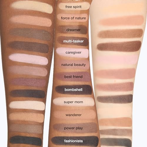 tartelette matte Amazonian clay palette – Full-Size Eyeshadow Palette, Cool-Toned Longwear Buildable Makeup, Perfect for Travel, Vegan & Cruelty-Free
