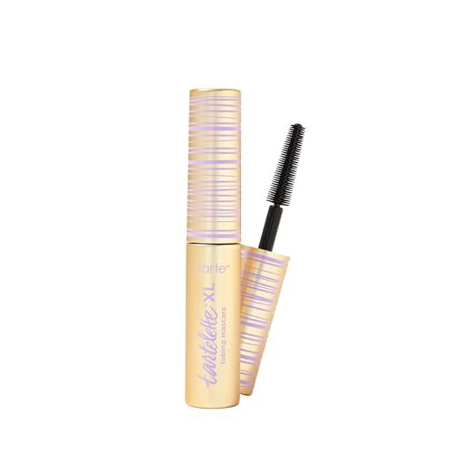 tartelette XL tubing mascara – Lash Extensions in a Tube with Peptide, Extra-Bold Buildable Length & Volume, Smudge-Proof Longwear, Easy-to-Remove, Vegan & Cruelty-Free, trav