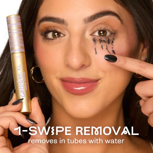 tartelette XL tubing mascara – Lash Extensions in a Tube with Peptide, Extra-Bold Buildable Length & Volume, Smudge-Proof Longwear, Easy-to-Remove, Vegan & Cruelty-Free, full