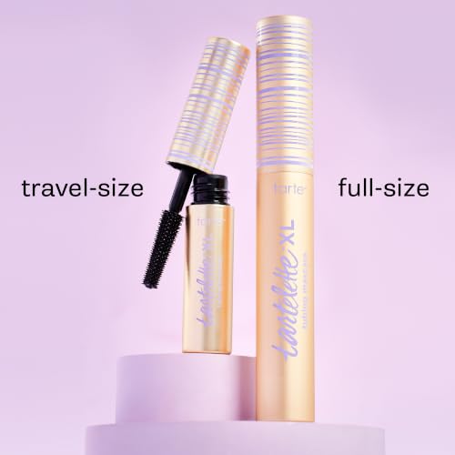 tartelette XL tubing mascara – Lash Extensions in a Tube with Peptide, Extra-Bold Buildable Length & Volume, Smudge-Proof Longwear, Easy-to-Remove, Vegan & Cruelty-Free, full