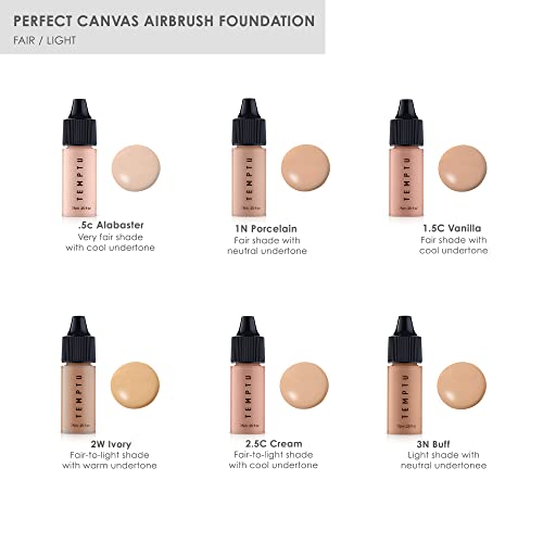 Perfect Canvas Hydra Lock Airbrush Foundation Starter Set Fair Light