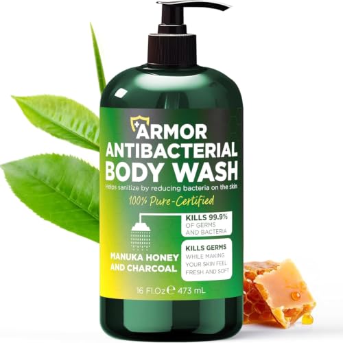 Antibacterial Body Wash for Back Acne, Body Odor & Skin Irritation 16 oz